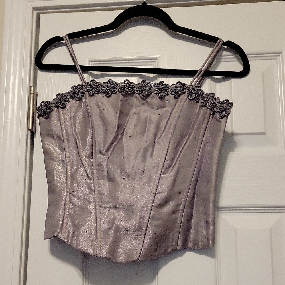 Aspeed Purple Embellished Camisole Top